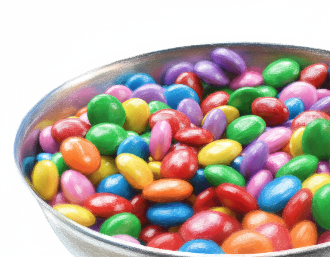 m and m