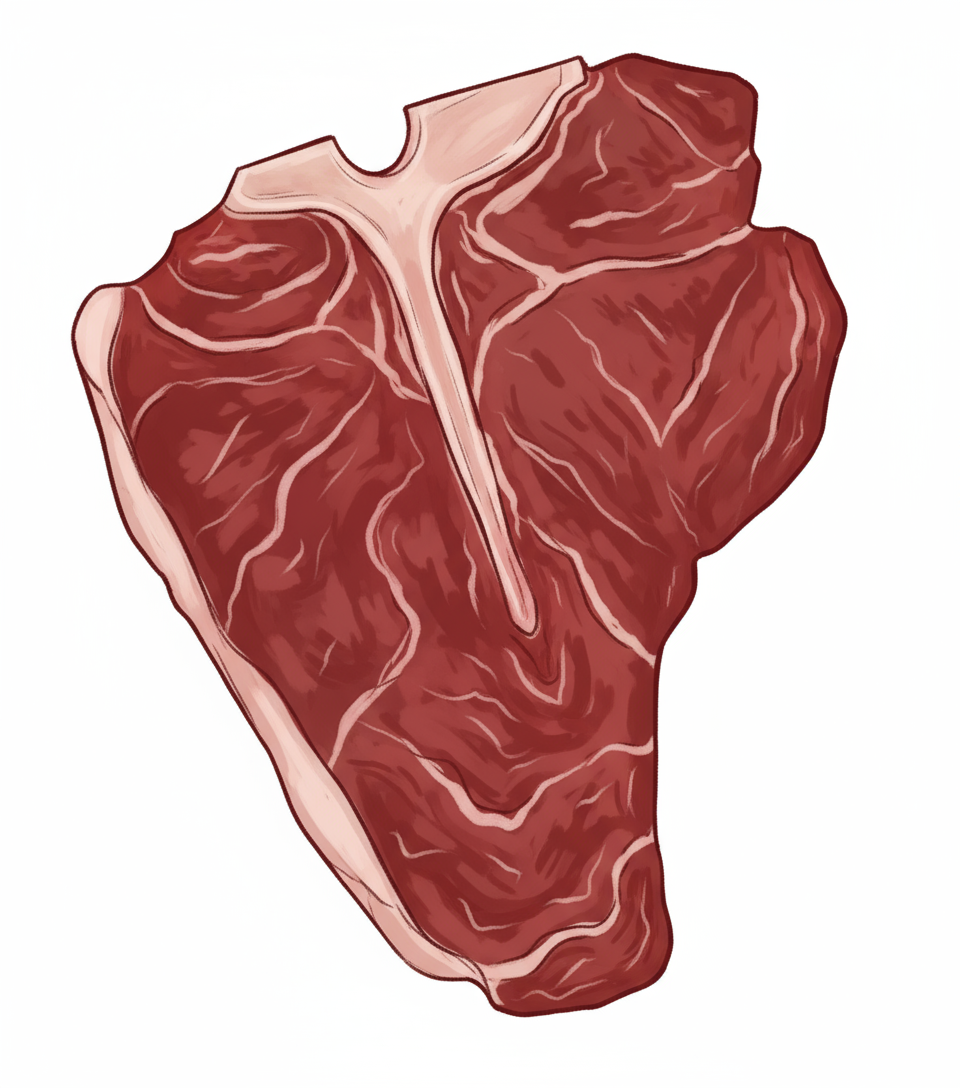 t bone steak