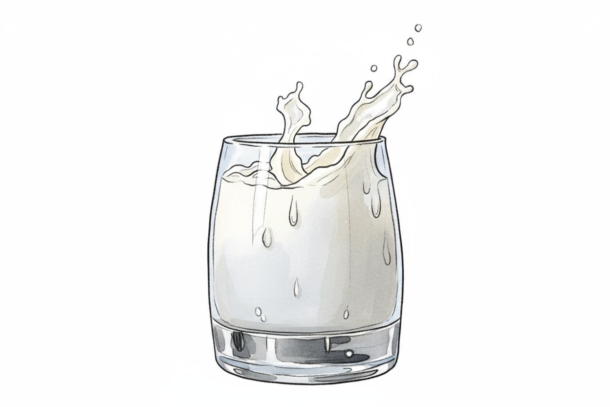 unsweetened almond milk
