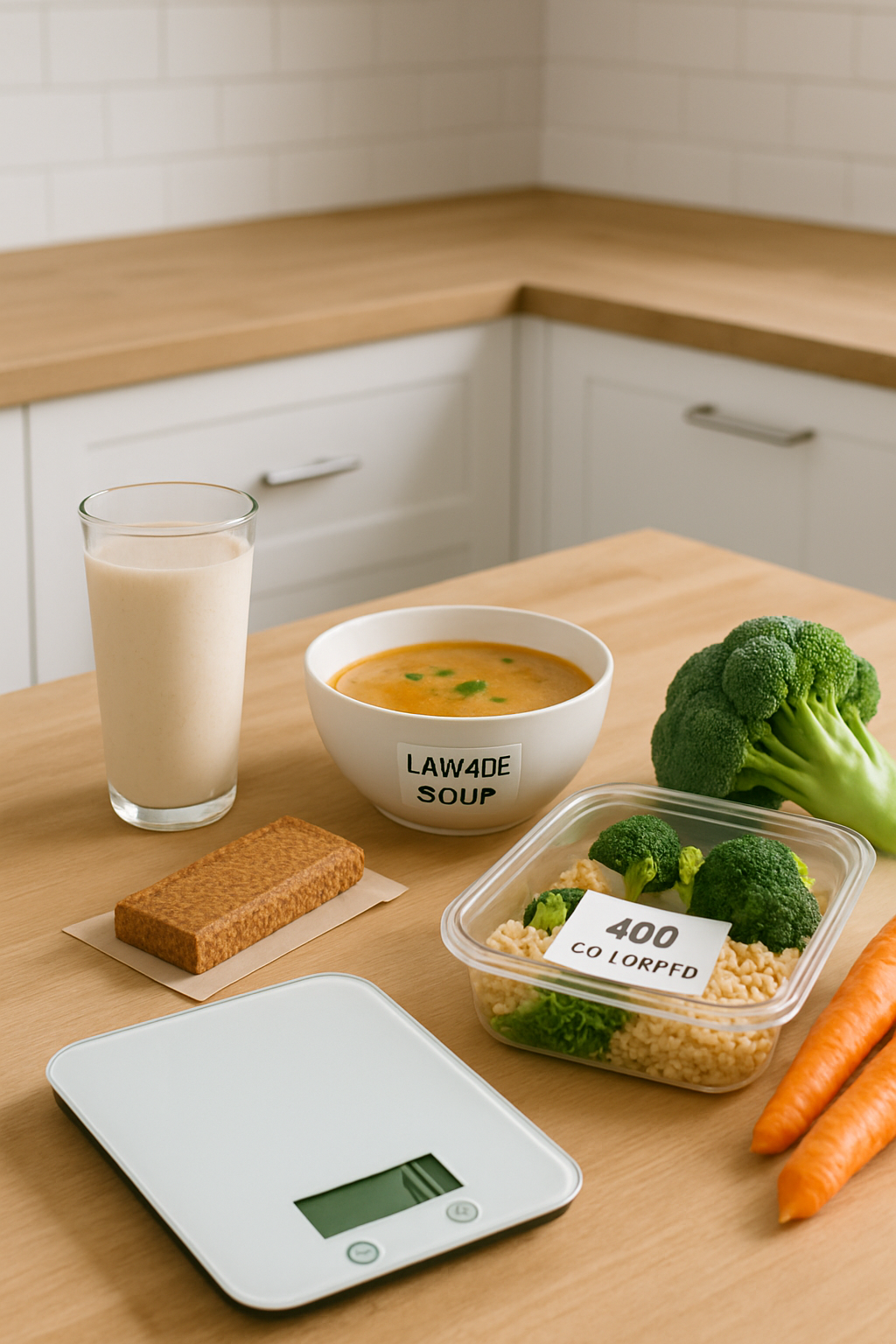 A person using the SnapEat AI app on their phone to take a picture of a meal for automatic calorie counting.