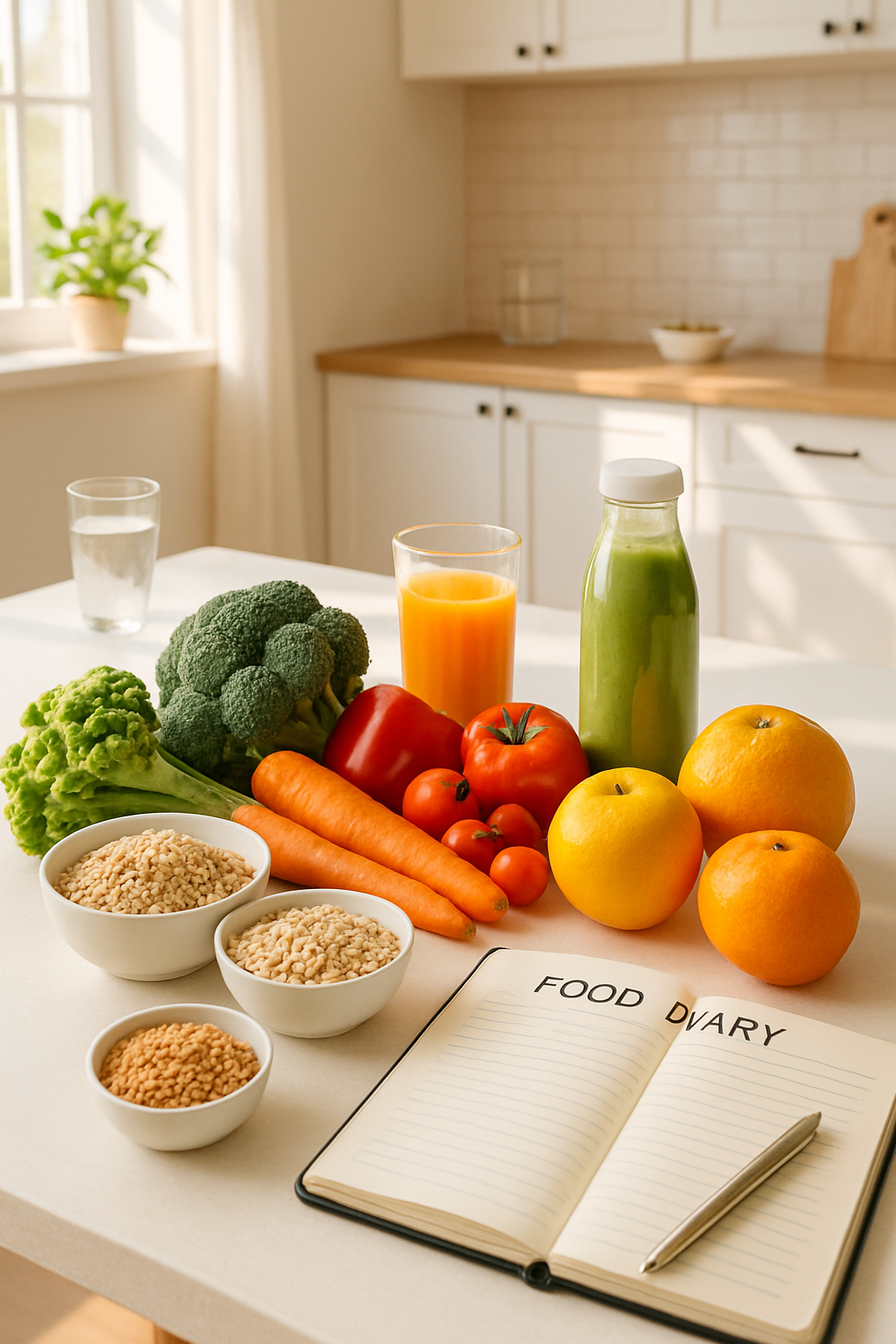 A person using SnapEat AI on their phone to track the calories of a healthy salad.