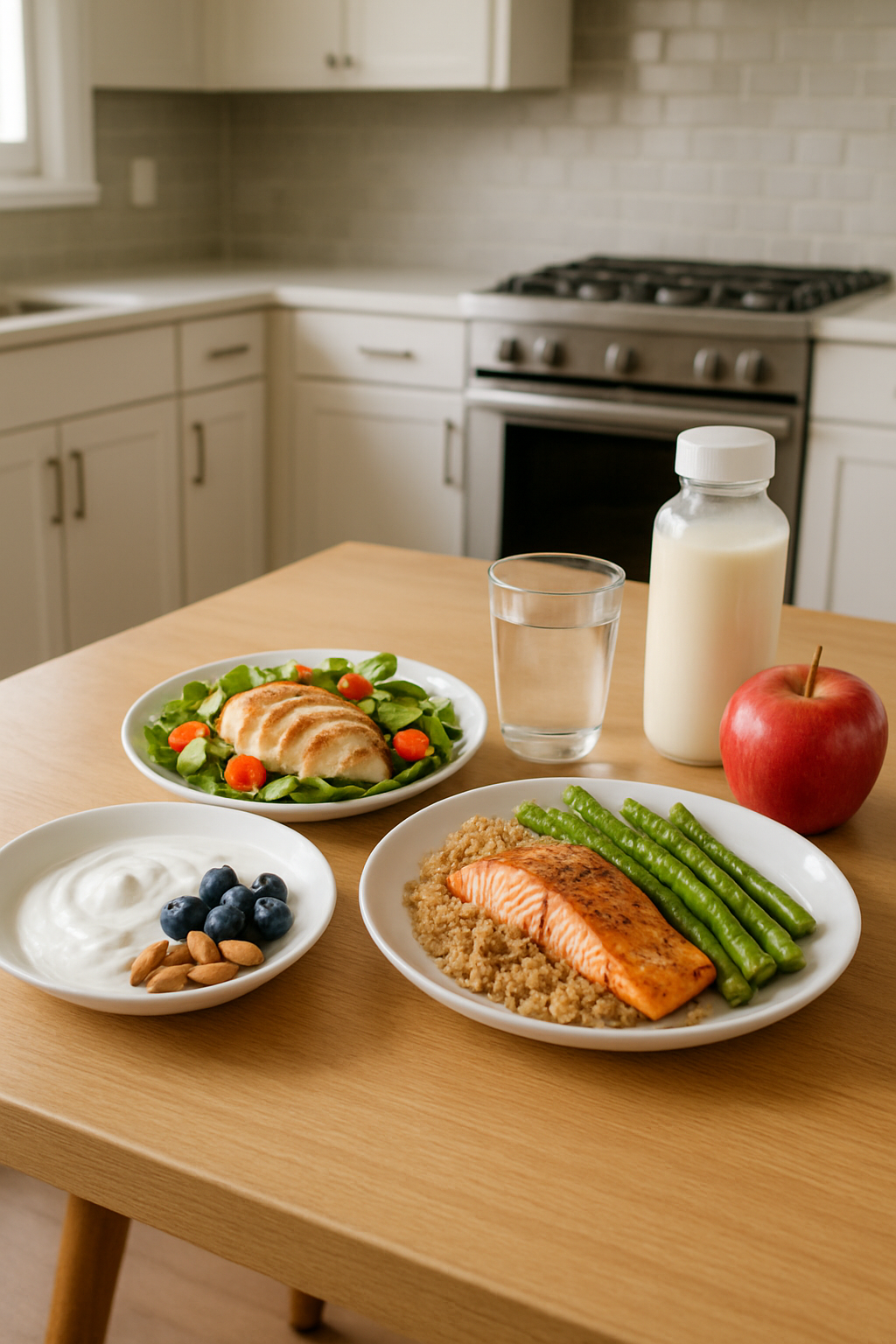 Pedro Pascal looking fit, illustrating the concept of the Pedro Pascal diet which emphasizes consistency and AI food tracking.