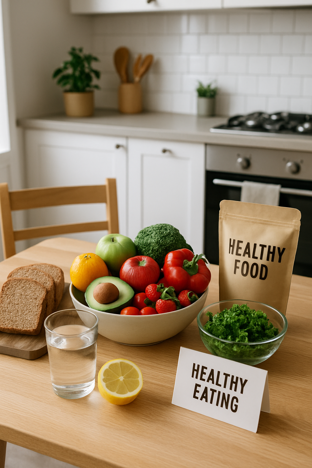 A person using the SnapEat AI app on their phone to track a healthy meal.