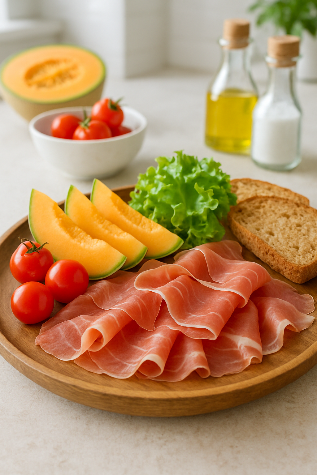 Close-up of a person using the SnapEat AI app on their phone to scan a plate of food, demonstrating the app's food recognition technology in action.