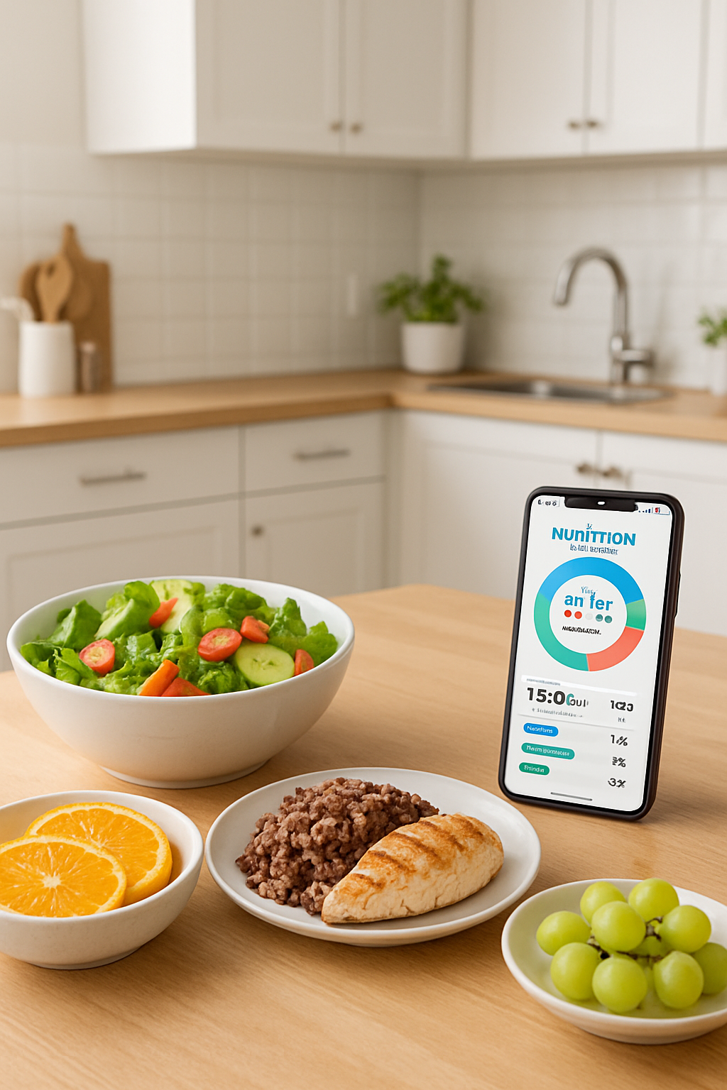 Two people connecting over their health goals on the SnapEat AI app, becoming accountability partners.