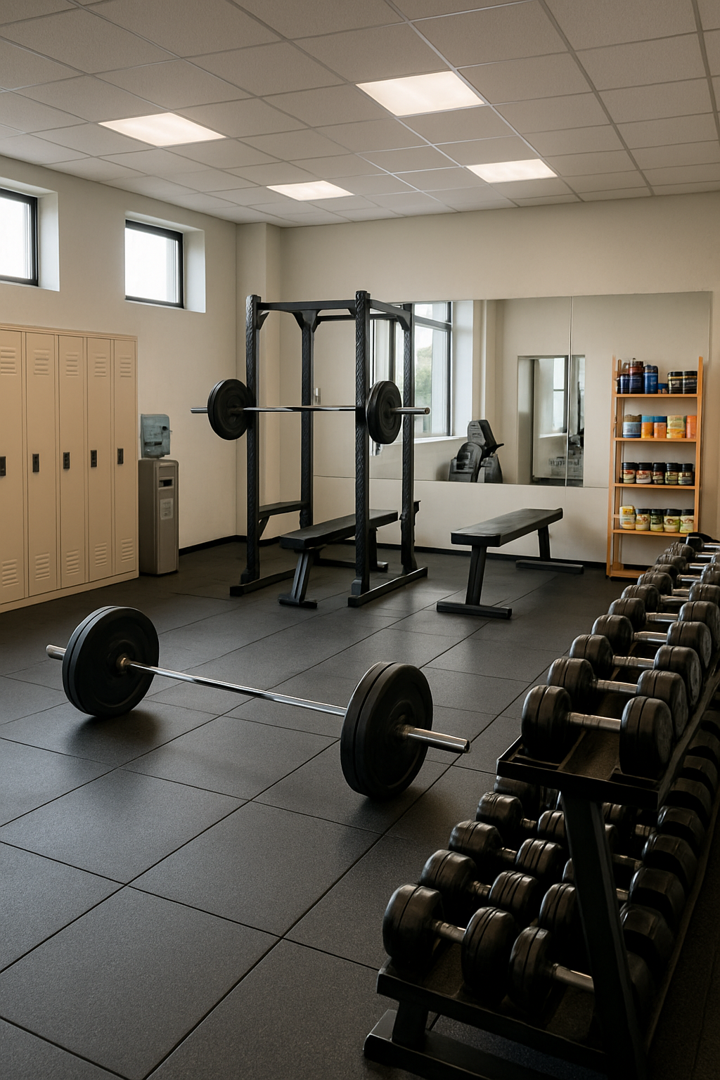 A muscular person performing a barbell deadlift in a gym, illustrating a core principle of how to get stronger.