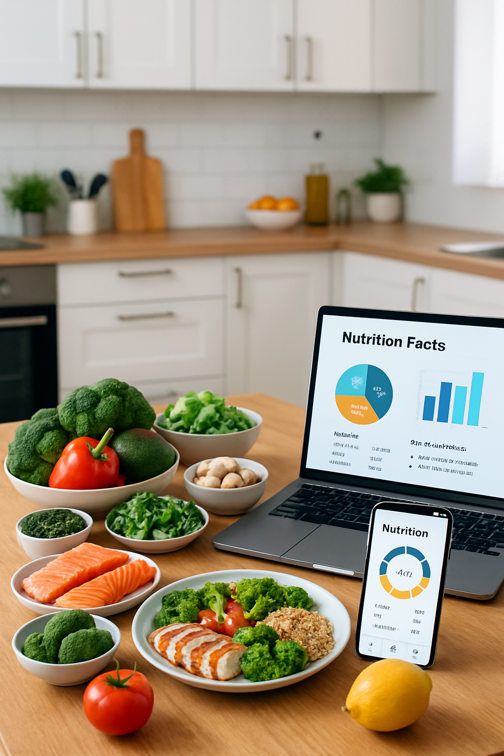 A smartphone showing the SnapEat AI app interface, which uses AI to recognize and log food from a photo of a meal.