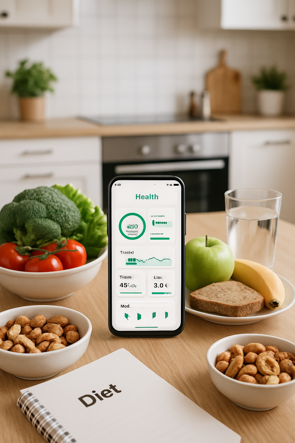 Smartphone displaying the SnapEat AI health coach interface with nutritional data, symbolizing taking control of health amidst Xanax recall news.
