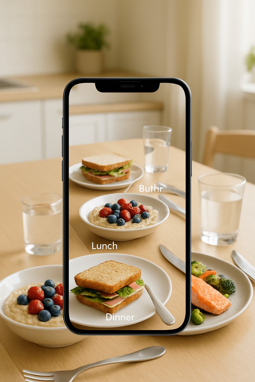 Artistic depiction of Jazz vs. Thunder in nutrition, with SnapEat AI as the bridge between precise tracking and intuitive eating.