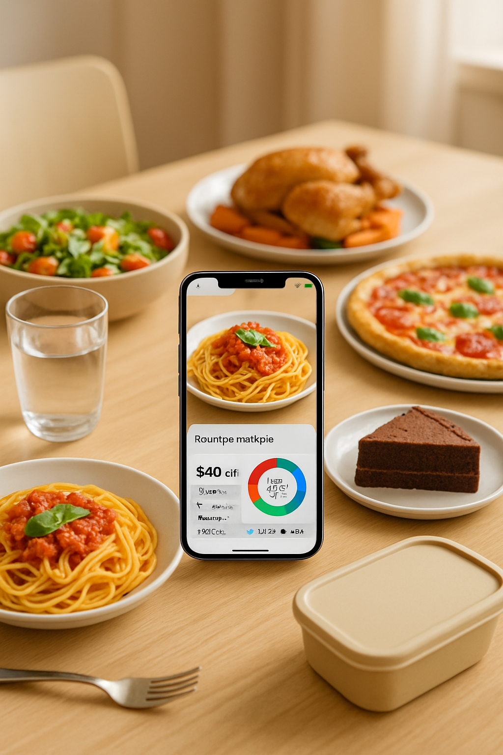 A smartphone screen showing the SnapEat AI nutrition coach app analyzing a meal to help users avoid common diet mistakes.