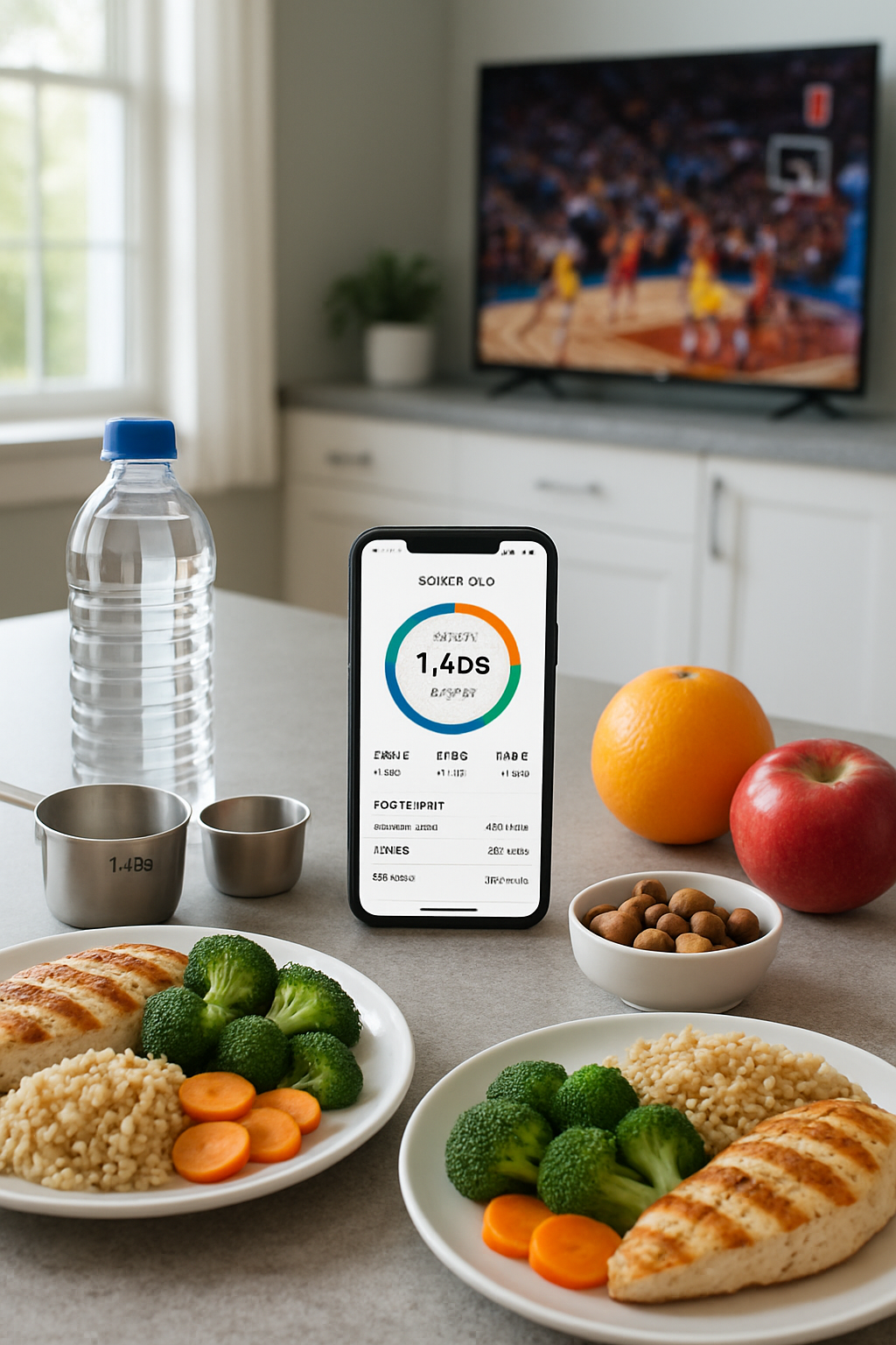 Elite basketball players during a championship game, a visual for athletic performance nutrition.