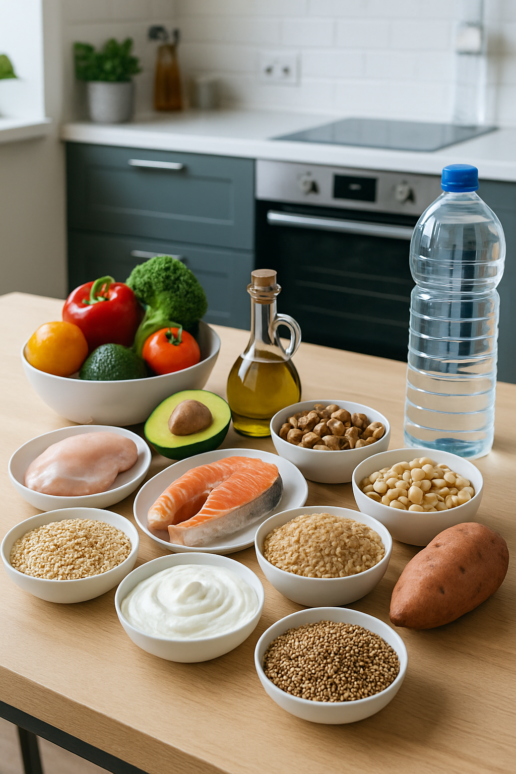 A football player analyzing his meal on the SnapEat AI nutrition tracker app to optimize his diet.