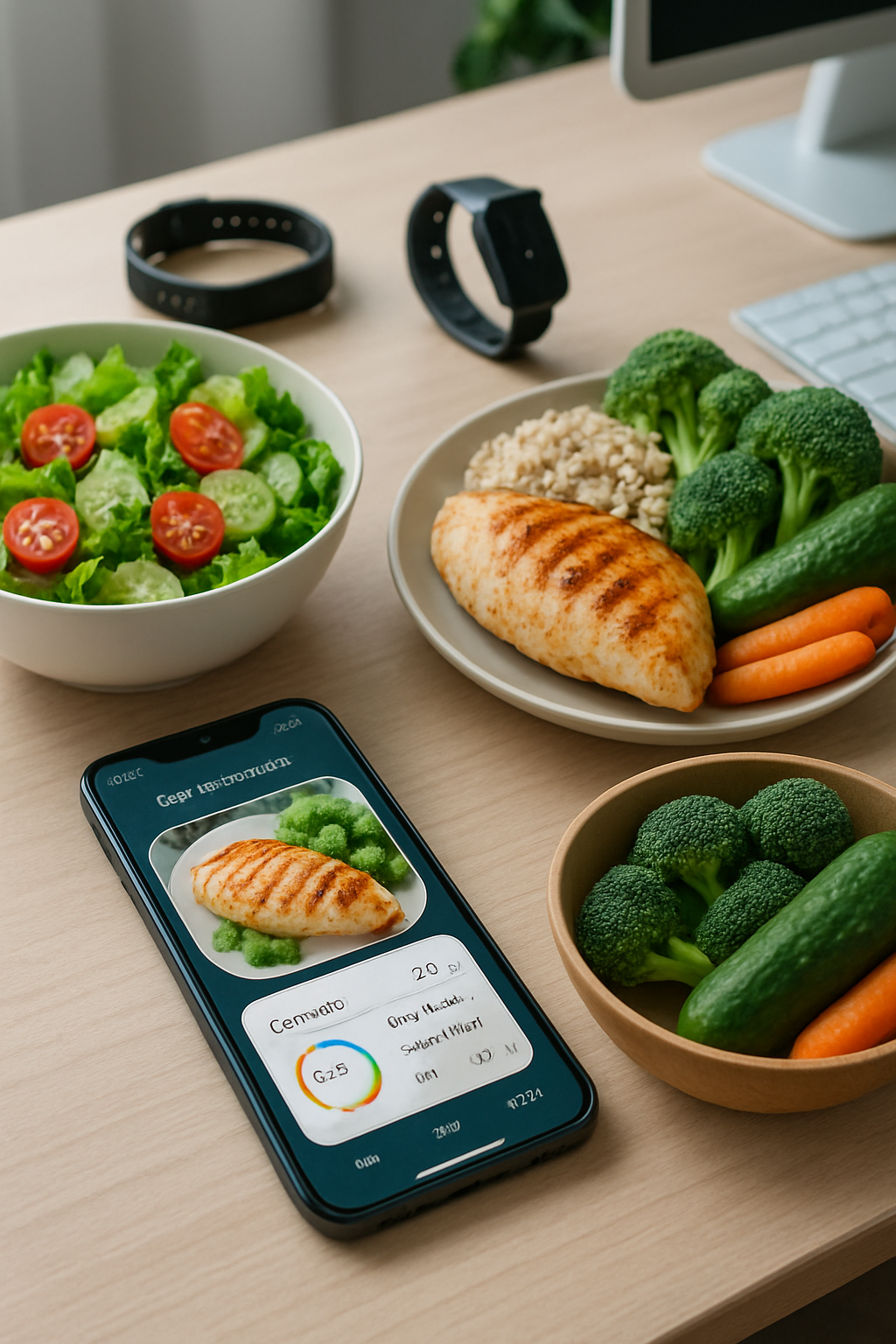 Mark Kelly inspired fitness using the SnapEat AI food tracking app to log meals with a photo.