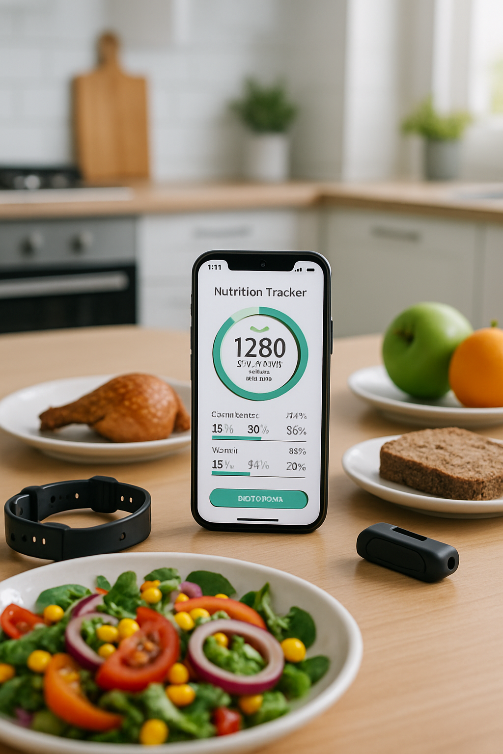 SnapEat AI app interface showcasing automated food recognition and smart nutrition coaching by Nuno Loureiro
