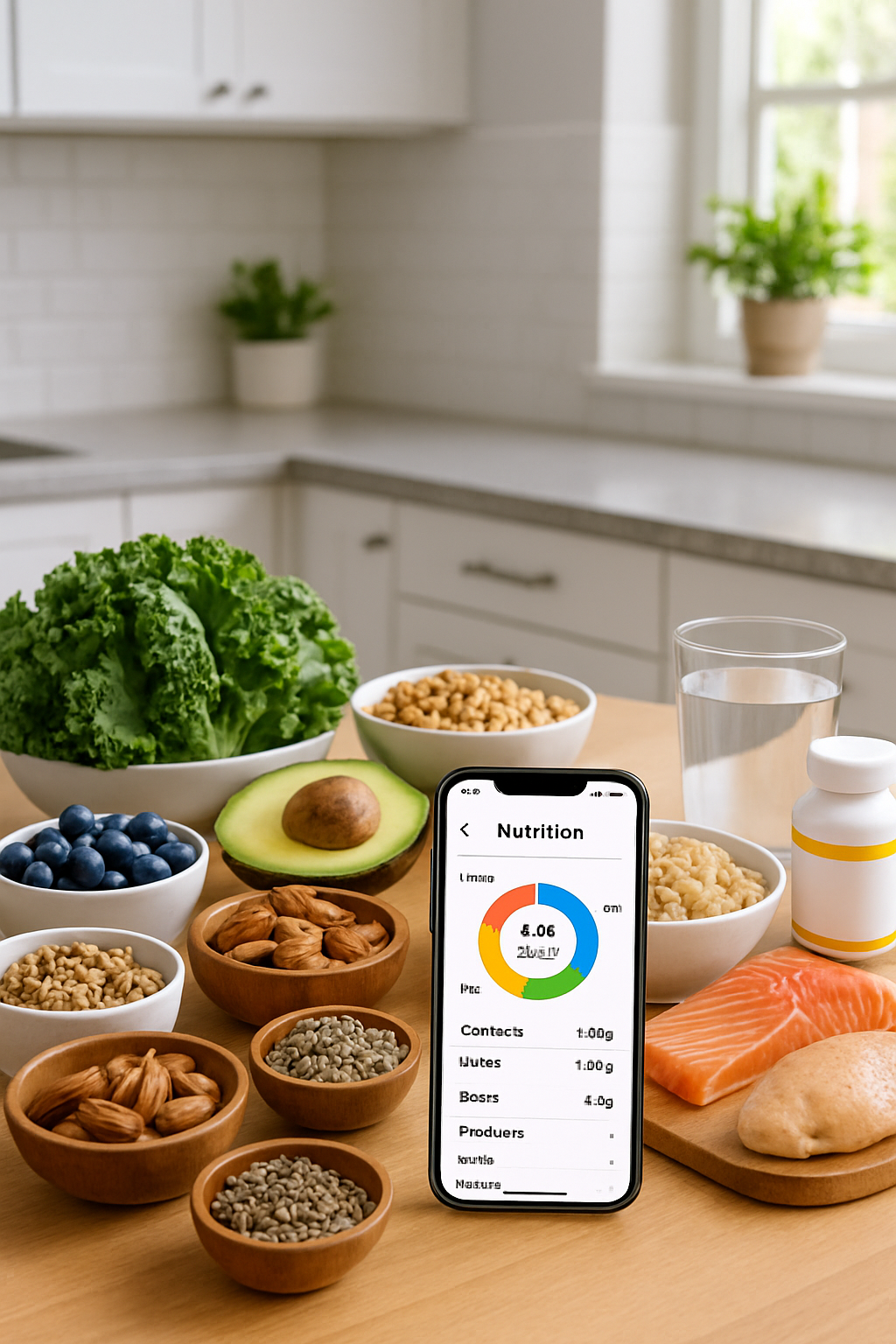A Miss Universe Philippines contestant planning her diet using the SnapEat AI nutrition coach app on her phone