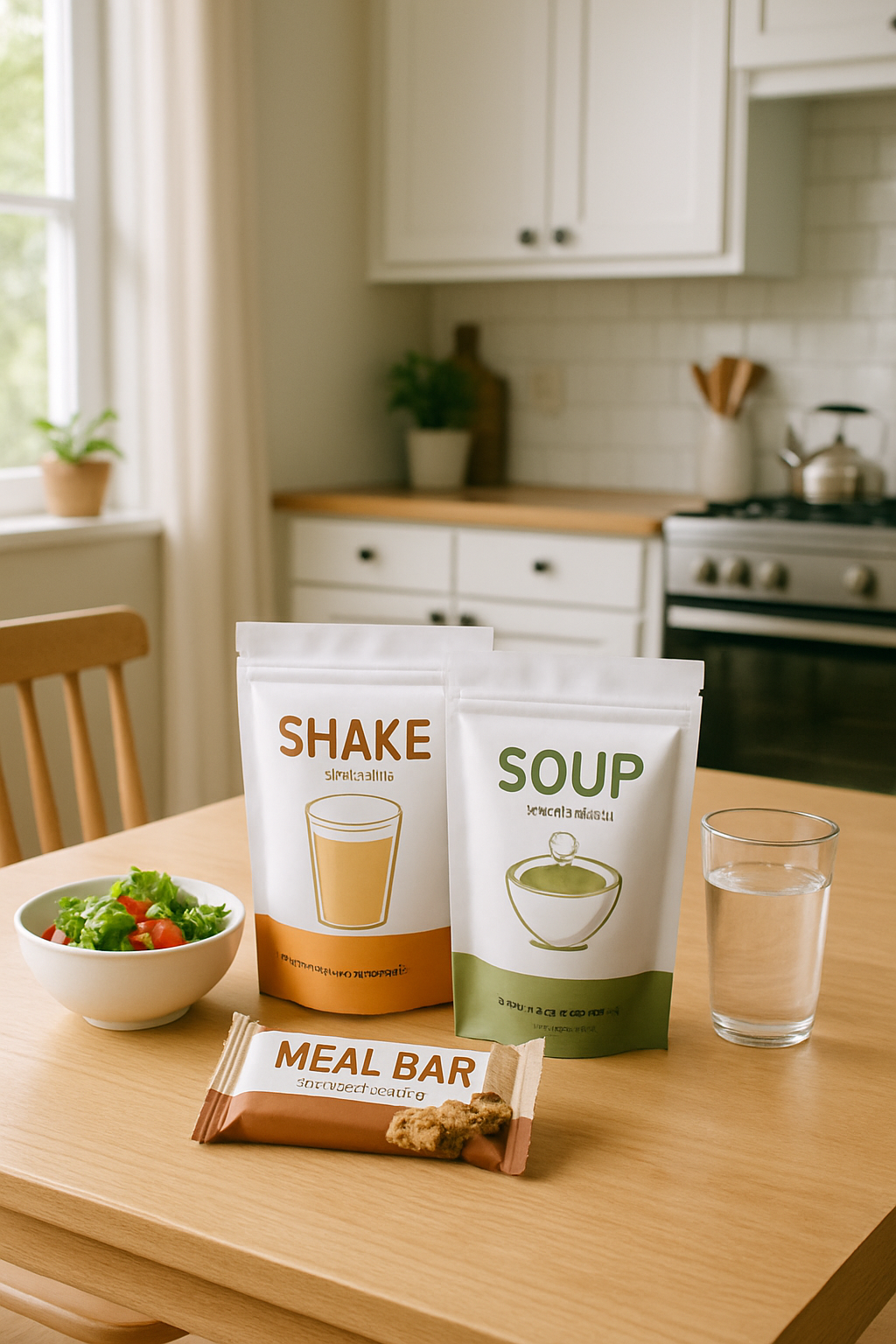 A person using the SnapEat AI app on their phone to track a healthy meal.