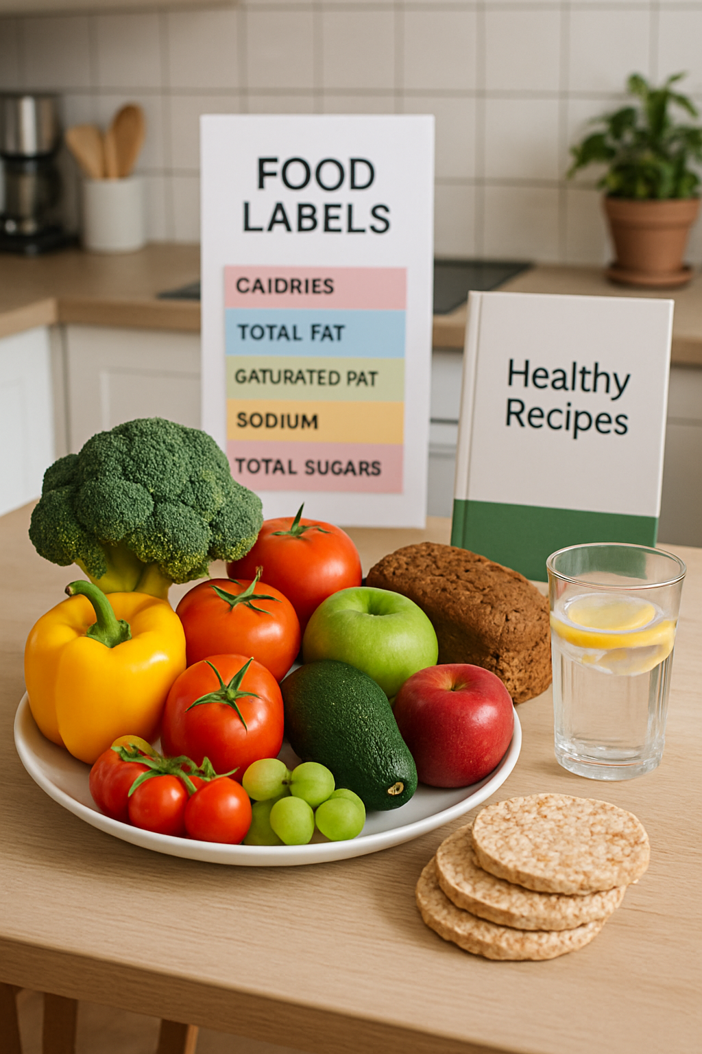 A person using the SnapEat AI app on their phone to track a healthy meal.