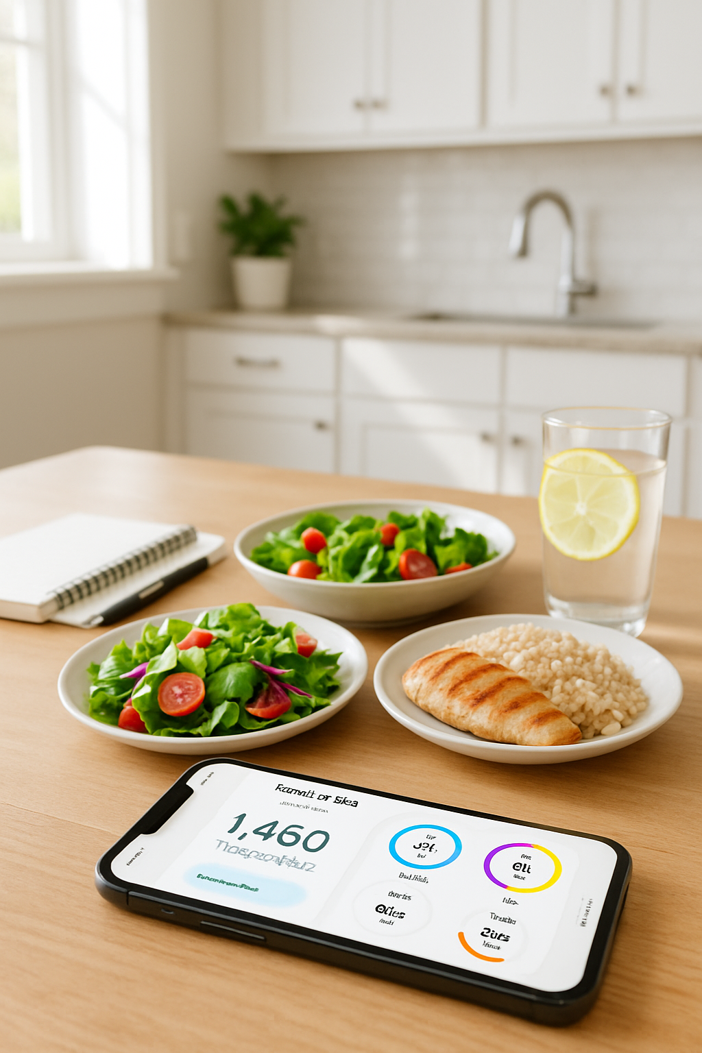 SnapEat AI app tracking meals and inspiring healthy eating habits