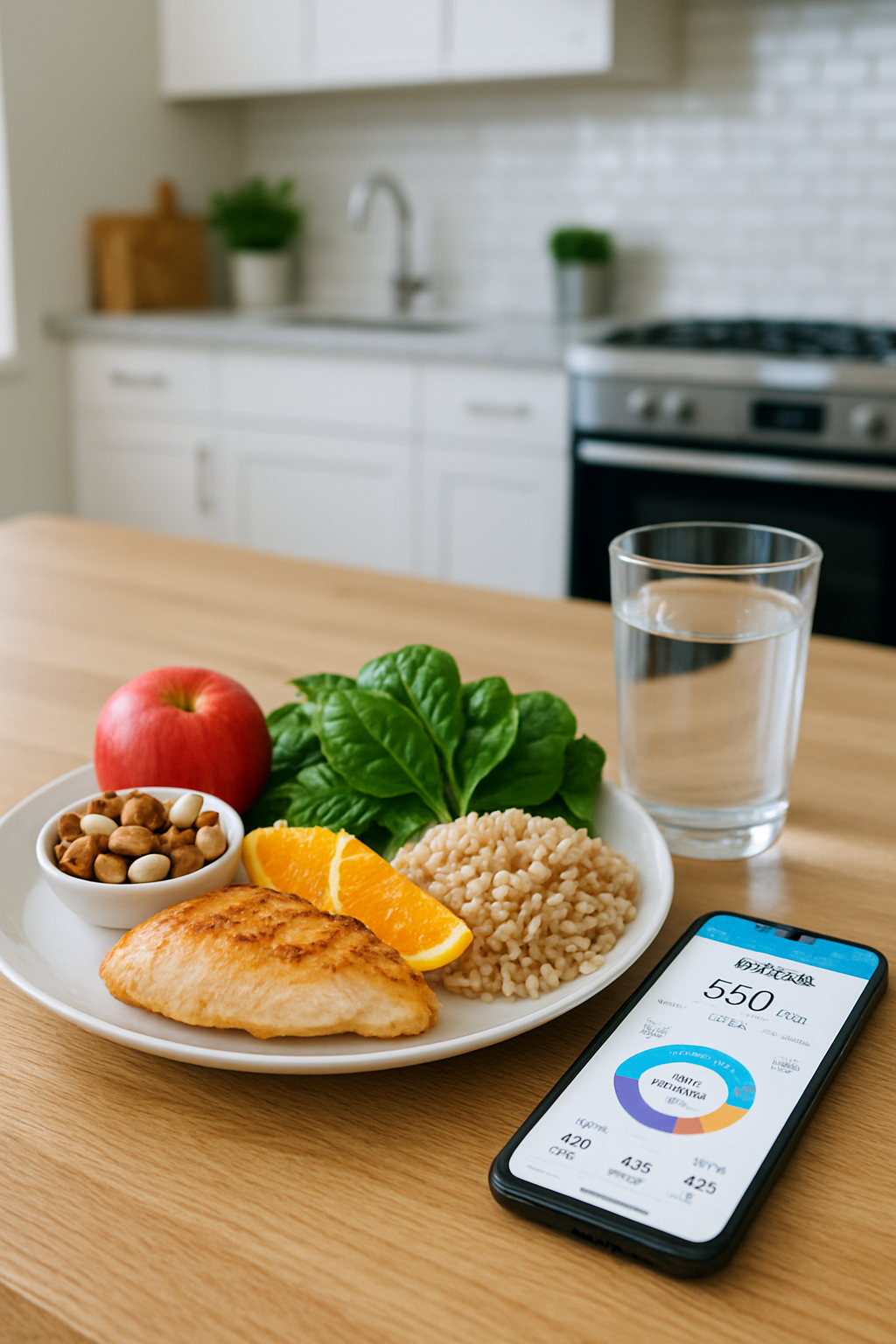 An illustration connecting Puka Nacua's athletic discipline to using the SnapEat AI nutrition tracker app.