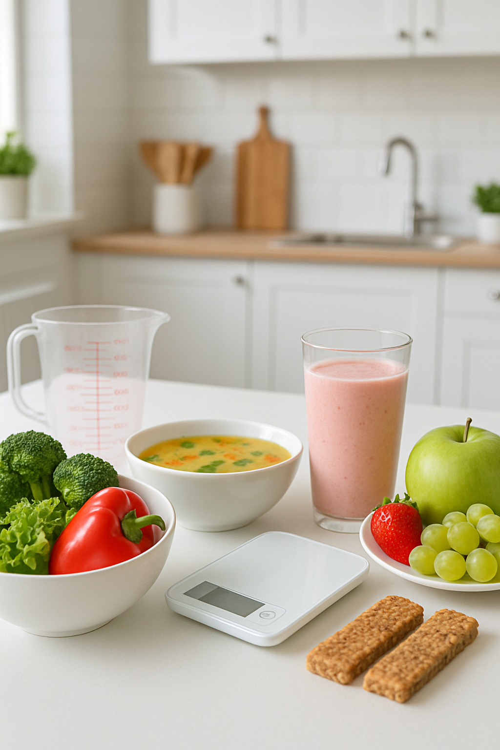 A vibrant salad in a bowl, symbolizing a healthy meal tracked with an AI nutrition coach.