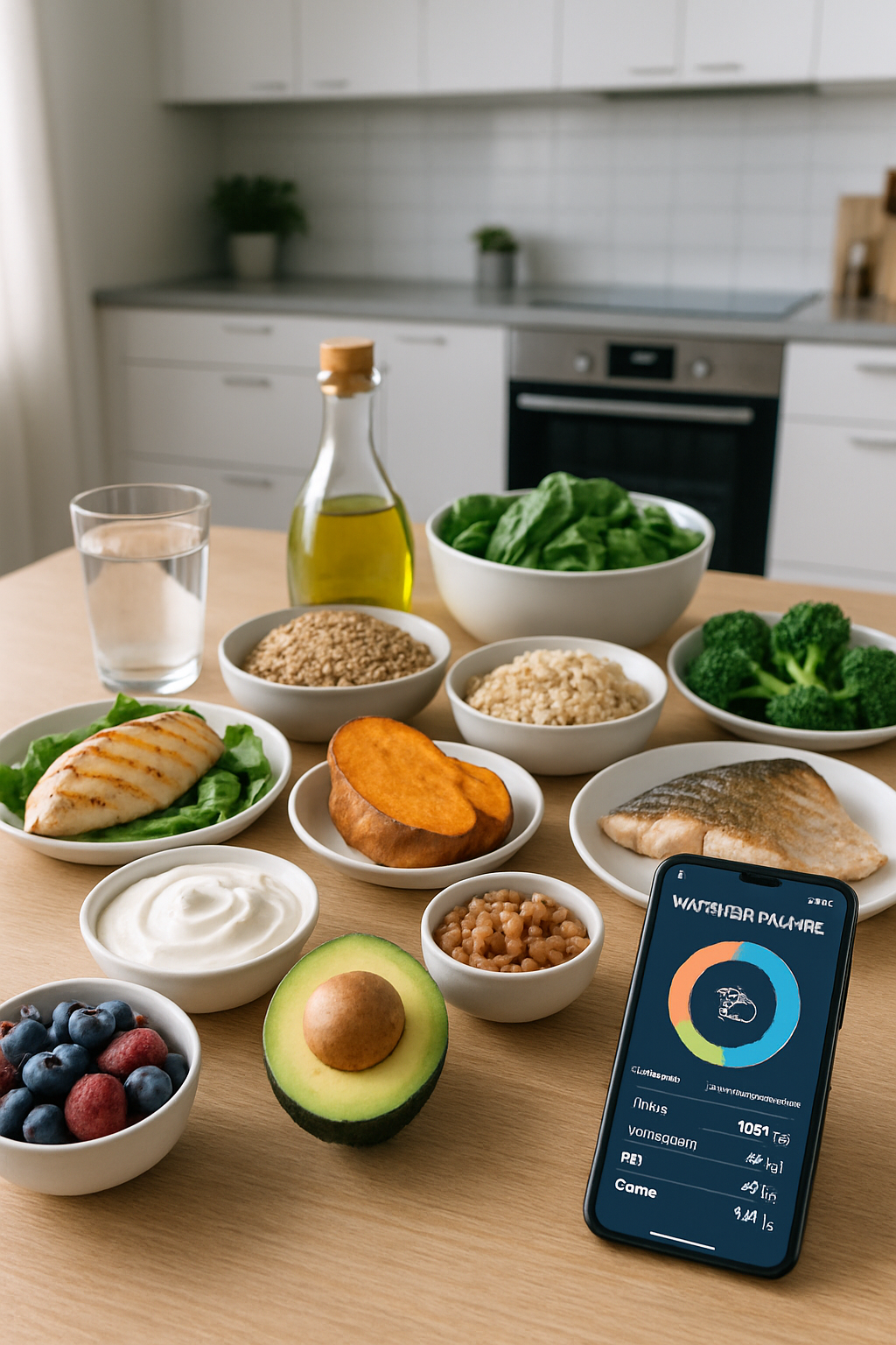 An illustration comparing athlete nutrition to a football playbook with the SnapEat AI app logo.