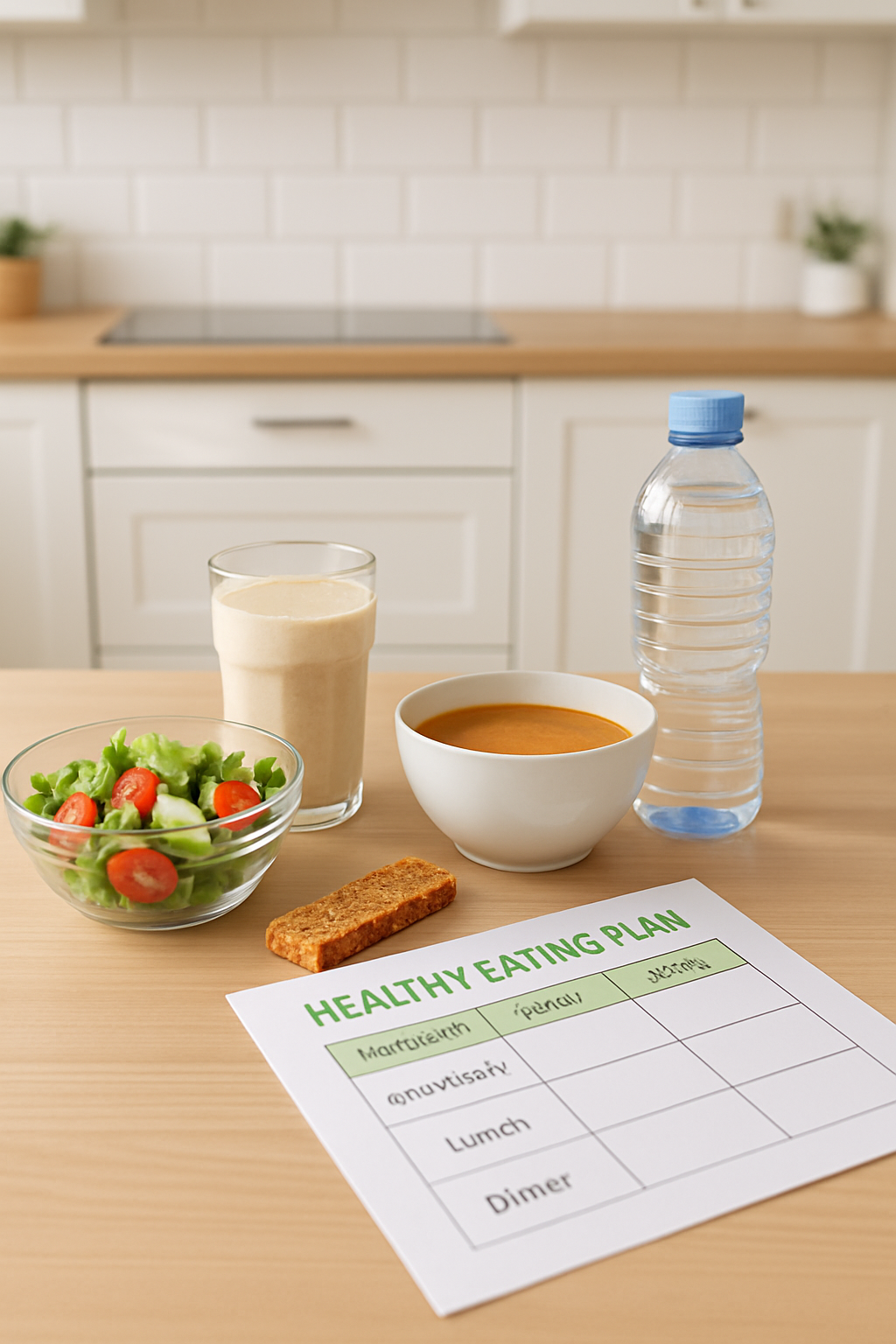 A person using the SnapEat AI app on their phone to scan a healthy meal for calorie tracking and rapid weight loss.