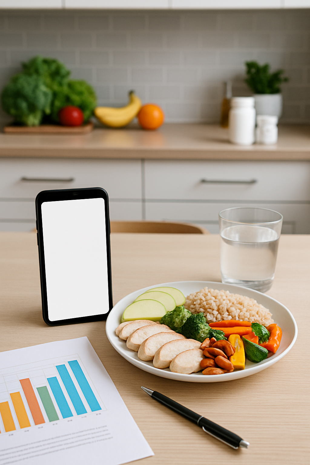 Athlete using SnapEat AI nutrition tracker to analyze their meal for optimal performance.