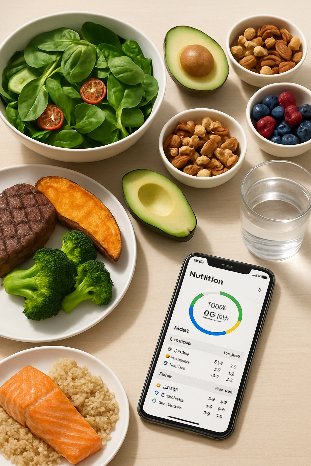 Denver Nuggets and Boston Celtics players in an intense NBA game, symbolizing the need for elite athlete nutrition and a high-performance meal tracker.