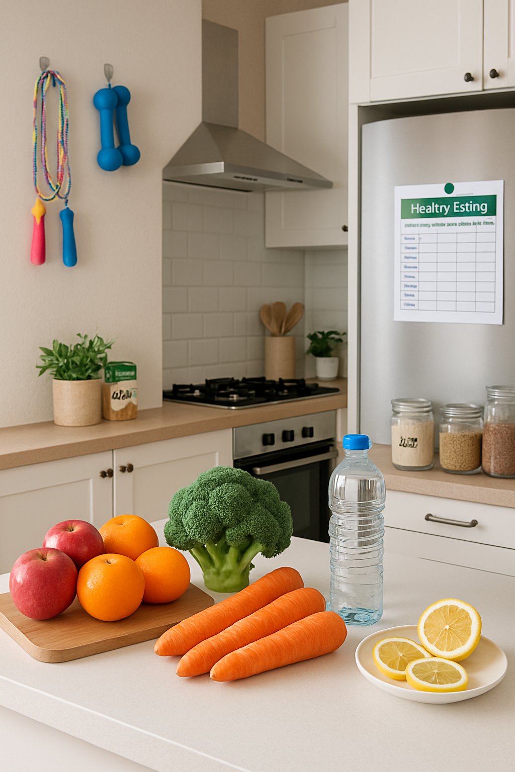 A smartphone displaying the SnapEat AI app, which is analyzing a plate of fresh salad and grilled chicken.