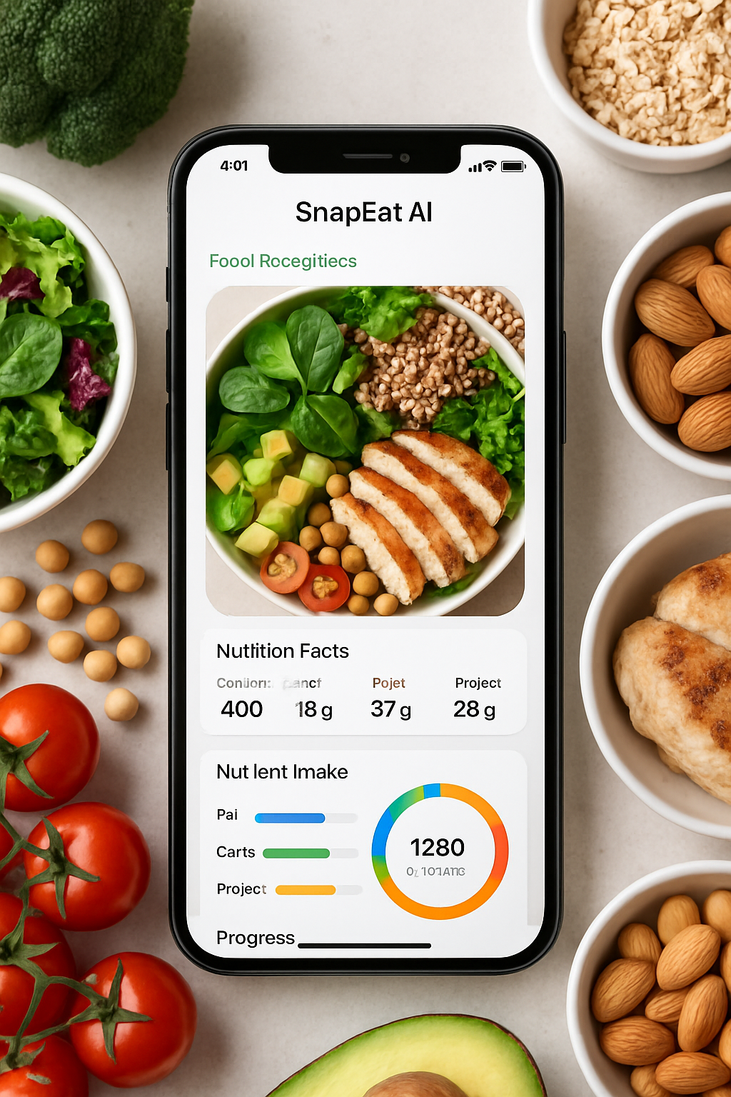 Smart AI Calorie Coach & Photo Food Tracker - SnapEat AI