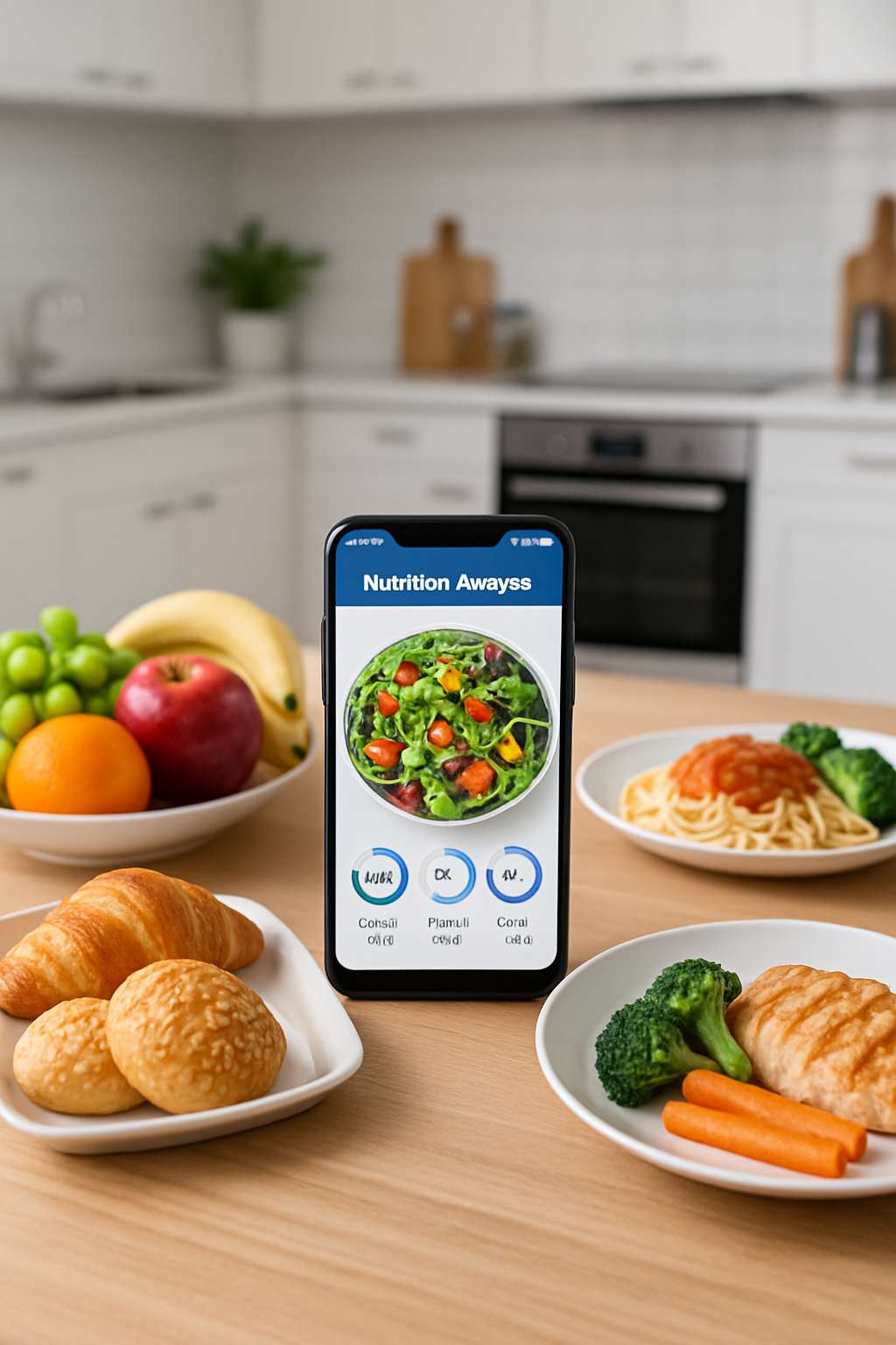 A person taking a photo of their meal with the SnapEat AI app to join the #abelito Challenge for their health journey.
