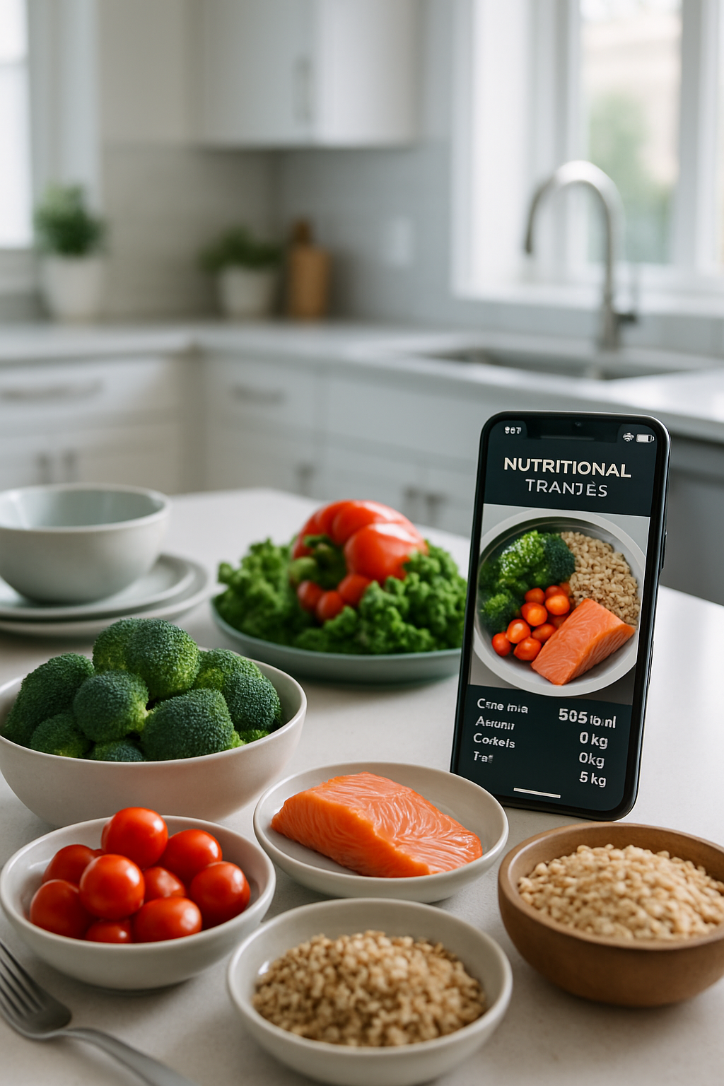 A person using the SnapEat AI smart food tracker on their phone to analyze a healthy weekend meal, demonstrating how to stay healthy on weekends.