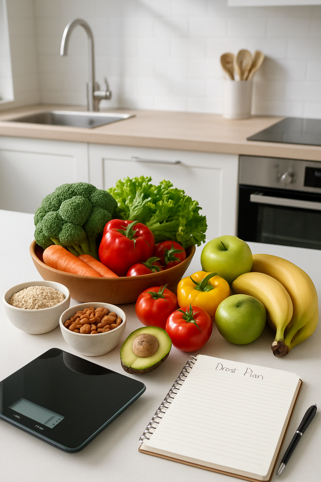 A person using the SnapEat AI app on their phone to track a healthy meal, demonstrating weight-loss success.