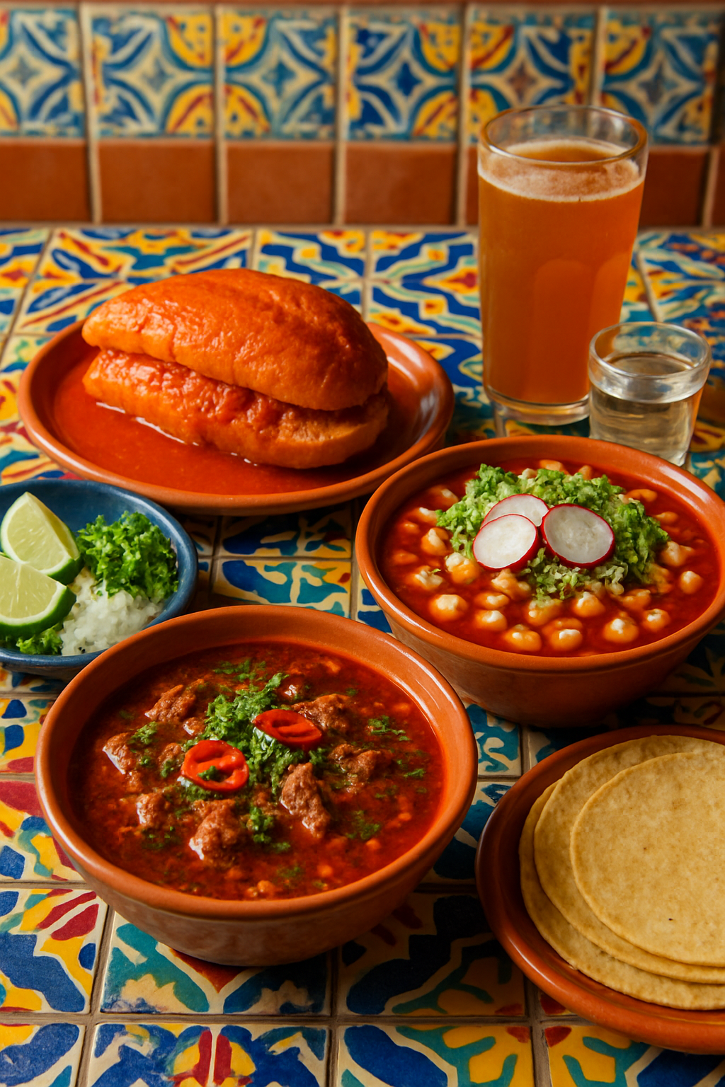 A person using the SnapEat AI smart food tracker app on their phone to analyze a bowl of traditional Jalisco birria.