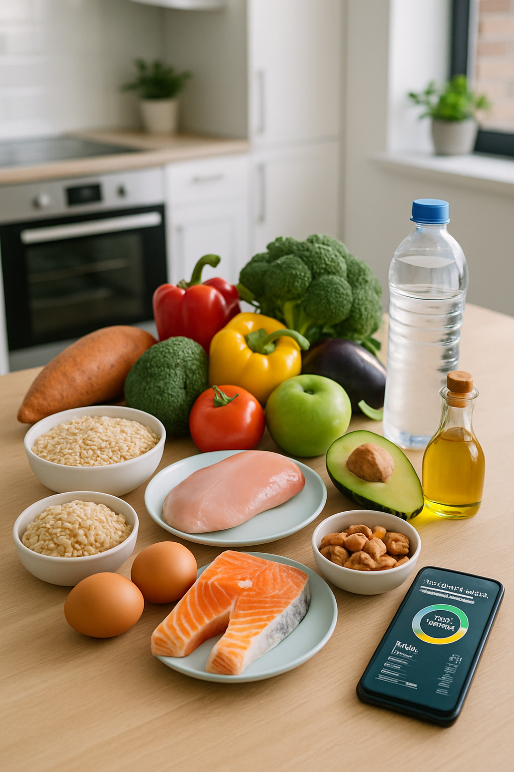 A soccer player on a field contrasted with the SnapEat AI nutrition tracking app interface, symbolizing how to track athlete nutrition for championship performance.