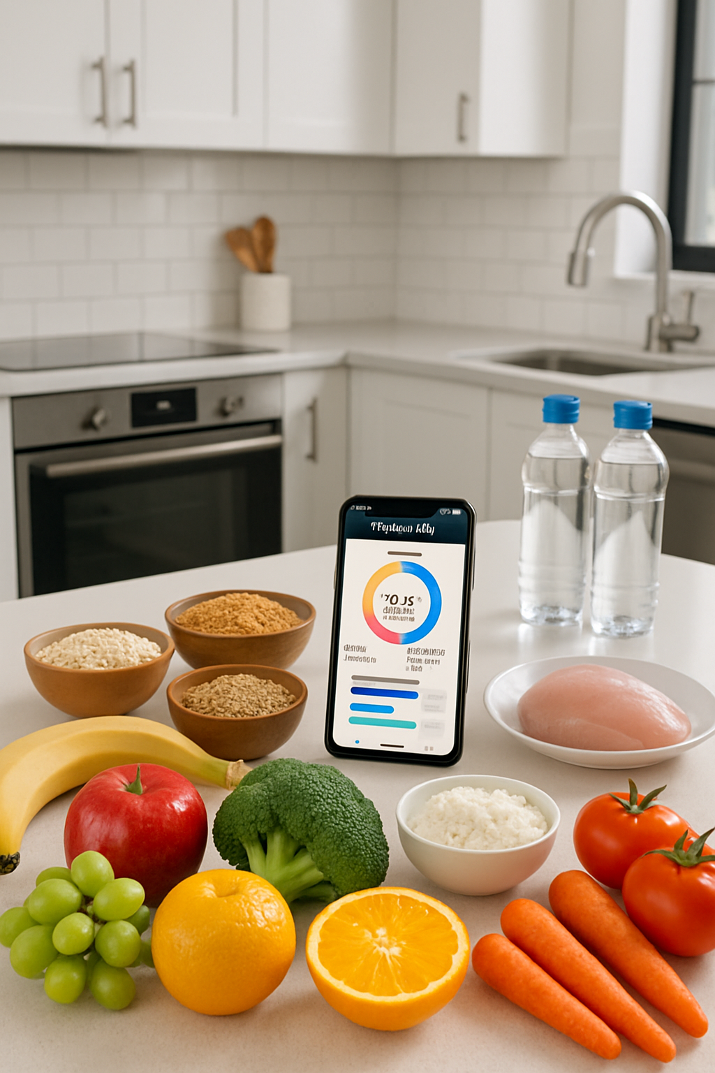 Elite athlete Ferran Torres next to the SnapEat AI app interface showing a smart nutrition tracker analysis.