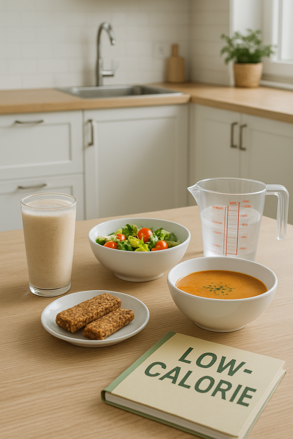 A smartphone using the SnapEat AI app to recognize and track a plate of healthy food, illustrating smart calorie counting.