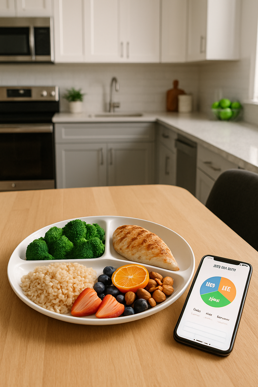 A person using the SnapEat AI app to track their meal by taking a photo, demonstrating smart food tracking.