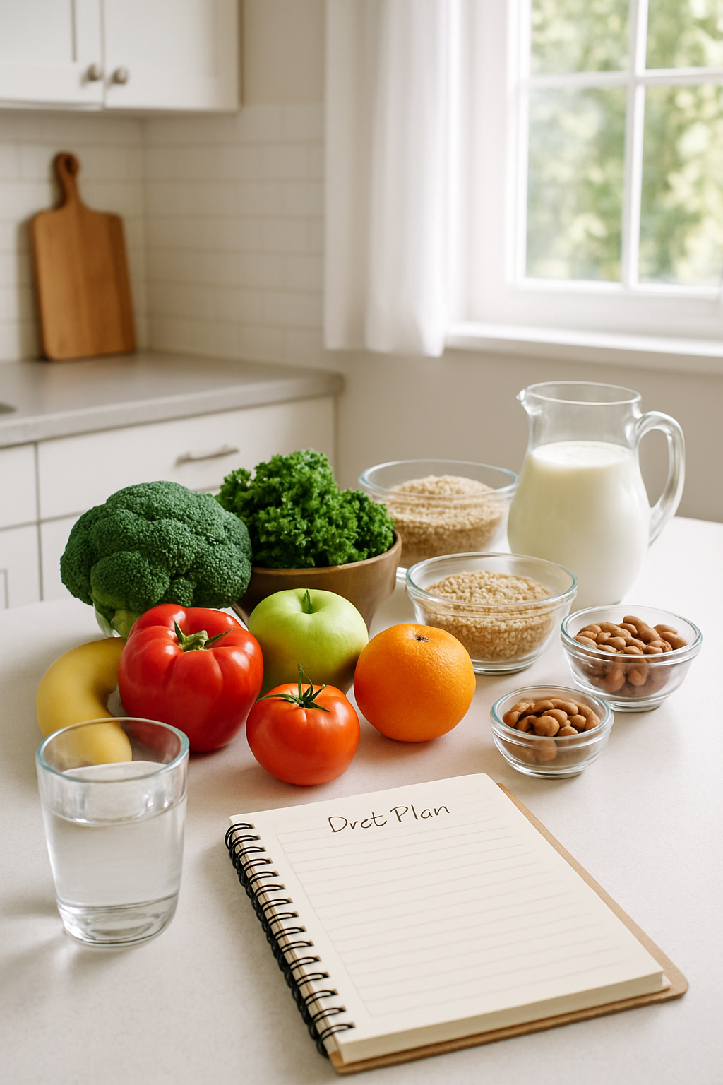 A healthy meal of salad and grilled chicken, with a smartphone displaying the SnapEat AI app interface used for calorie tracking and food recognition.