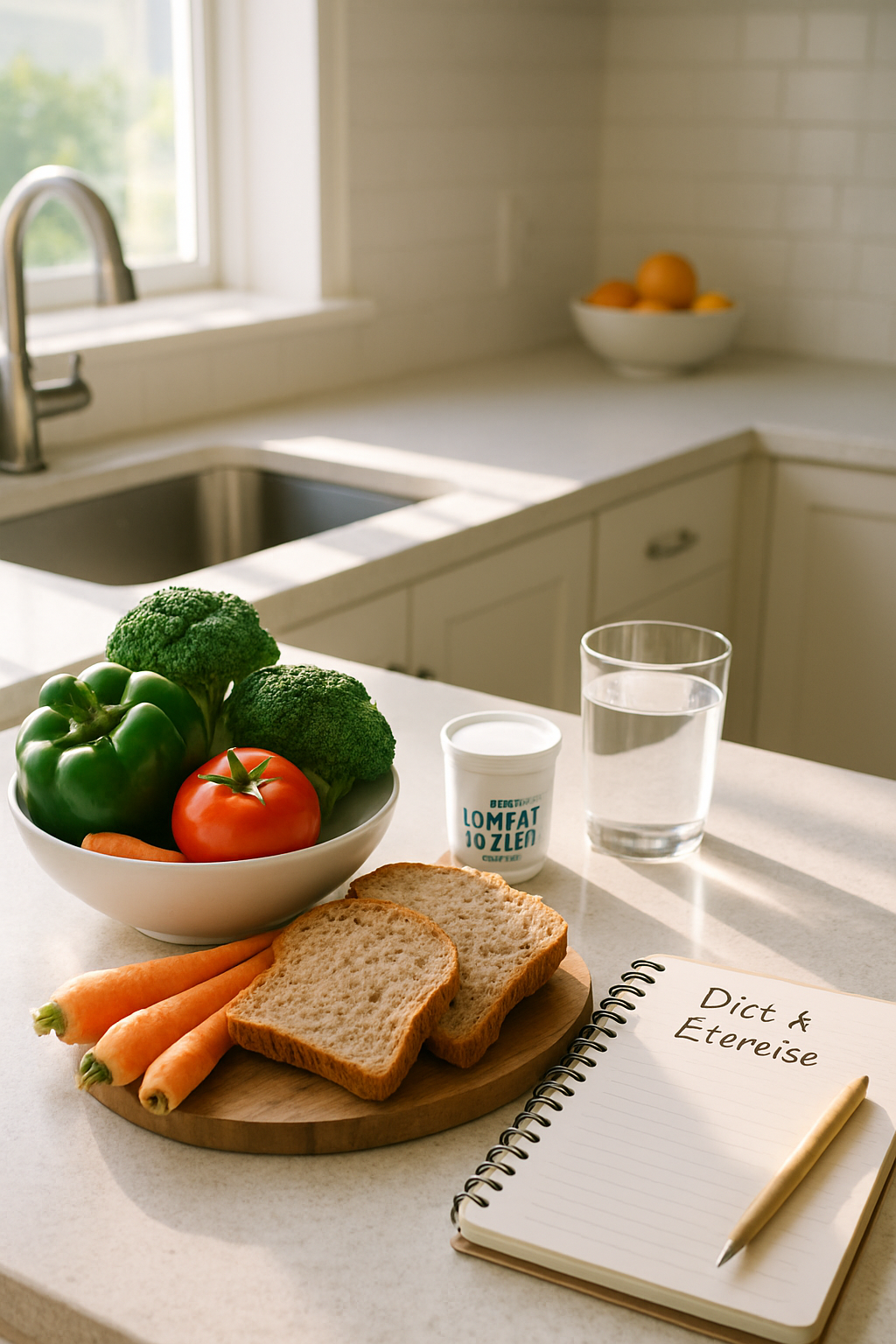 A person using the SnapEat AI app on their phone to track a healthy meal, symbolizing successful weight management.