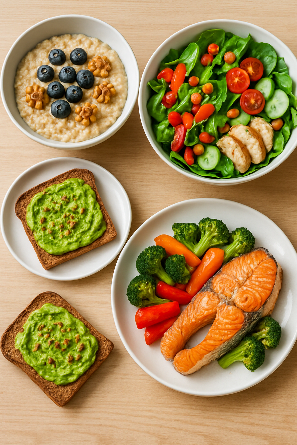 A colorful, healthy meal with My Little Pony characters representing food groups, illustrating the SnapEat AI fun nutrition tracker app.